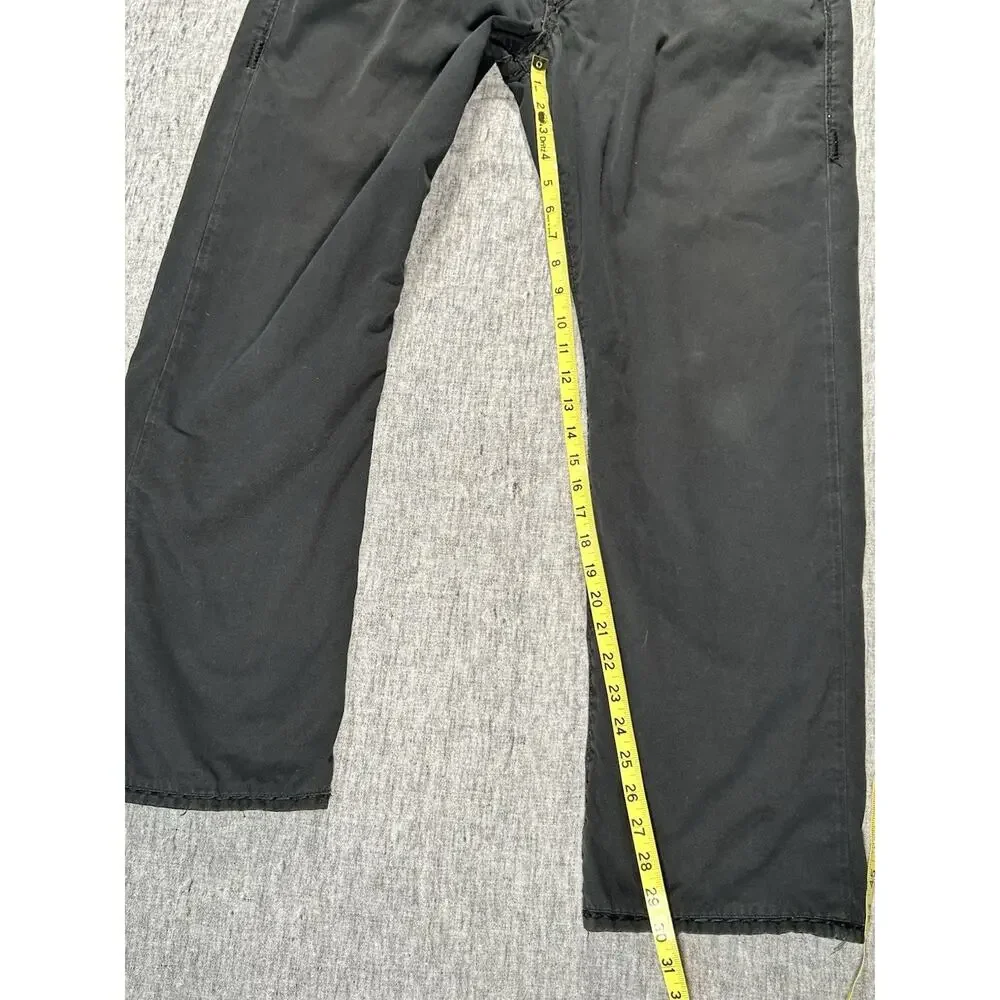 Vintage True Religion Ricky Super T Pants Mens 36x30 Relaxed Straight Black USA